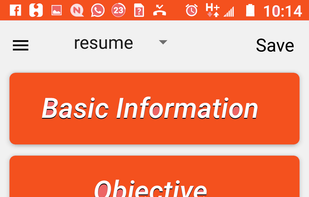 Resume / CV Generator screenshot 2