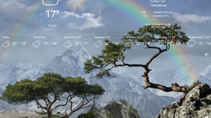 Realistic Weather All Seasons Live Wallpaper screenshot 1