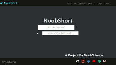 NoobShort Home Page