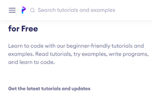 Programiz a beginner friendly platform.