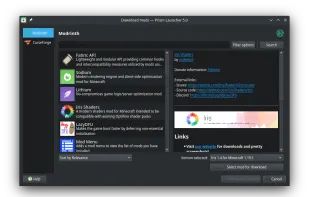 Prism Launcher screenshot 2