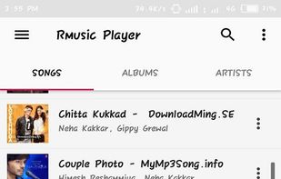 RMusic Player screenshot 1