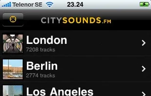 CitySounds.fm screenshot 1
