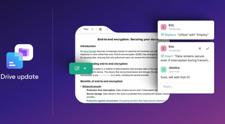 Docs in Proton Drive introduces new suggesting mode for secure collaborative editing image
