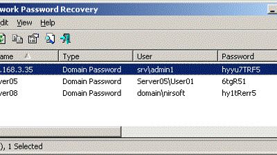 Network Password Recovery screenshot 1