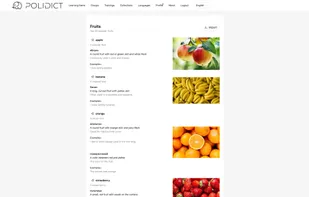 Built in collections of words