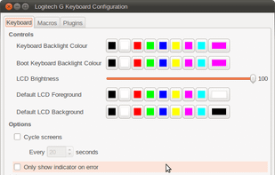 Gnome15 screenshot 1