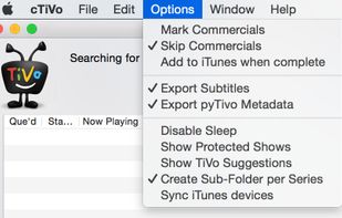 cTiVo screenshot 1