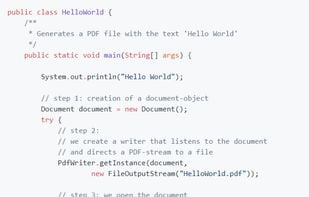 OpenPDF screenshot 1