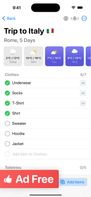 Pack, Repeat: Travel Packing List screenshot 2