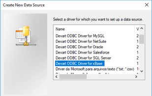 Devart ODBC Driver for xBase screenshot 2