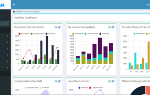 Bar Line Chart
Stacked bar
Animation Dashboard to track Individual performance