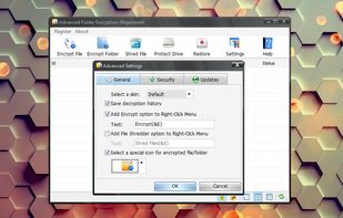 Advanced Folder Encryption screenshot 2