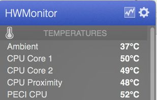 HWSensors screenshot 1