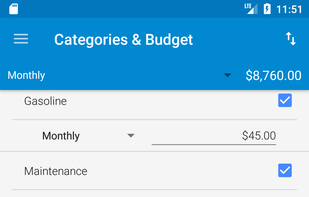 Bluecoins screenshot 3