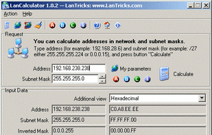 LanCalculator screenshot 1