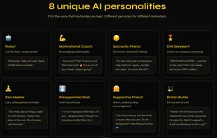 AI personalities for texts