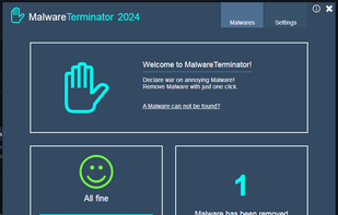 MalwareTerminator screenshot 1