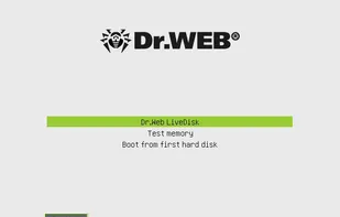 Dr.Web LiveDisk screenshot 1