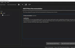 Assessment of the need for UX/UI spec elaboration