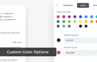 Reactive Resume screenshot 1