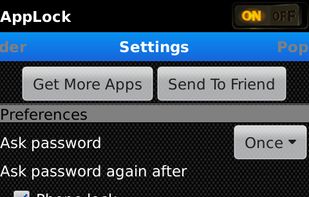 Ask password again after Phone Lock