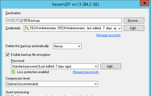 Veeam Backup & Replication screenshot 1