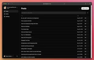 Pages CMS screenshot 1