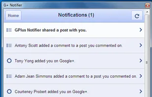 G+ Notifier screenshot 2