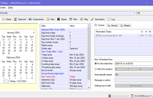 Calendar and Reminders