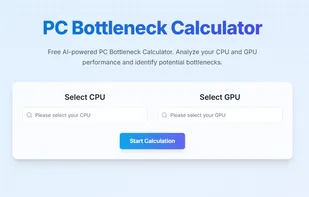 CalBottleneck screenshot 1