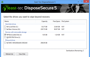 External Removable Wiper