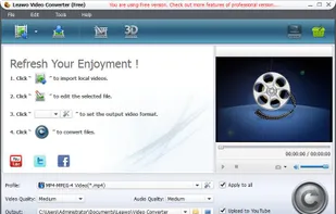 Leawo Free 3GP Converter screenshot 1