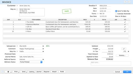 AccountEdge Pro screenshot 1