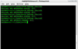 hddtemp screenshot 1