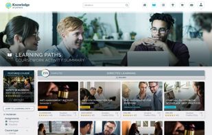 Learner LMS Learning Paths page