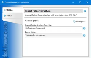 Import Folder Structure for Outlook screenshot 1