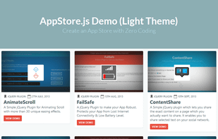 AppStore.js screenshot 1