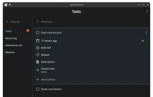 Adventure List screenshot 1