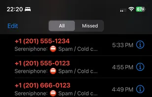 Sereniphone screenshot 1