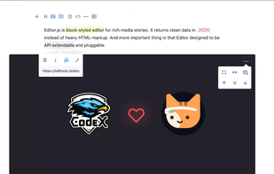 Editor.js screenshot 1