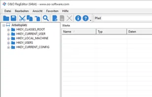 O&amp;O RegEditor screenshot 1