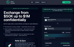 EXVO Exchange screenshot 1