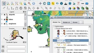 QGIS with GRASS Toolbox