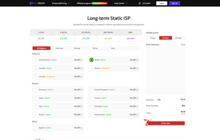 NovProxy screenshot 1