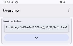MedTimer screenshot 1