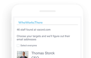 WhoWorksThere screenshot 1
