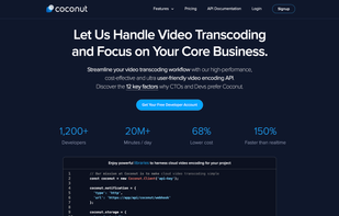 Coconut Video Transcoding