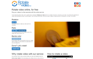 Rotate your video with a user-friendly interface.