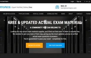 Examtopics screenshot 1